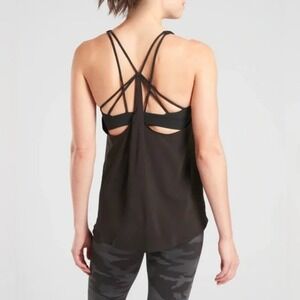Athleta Solace‎ Support Tank – Black, Size Medium